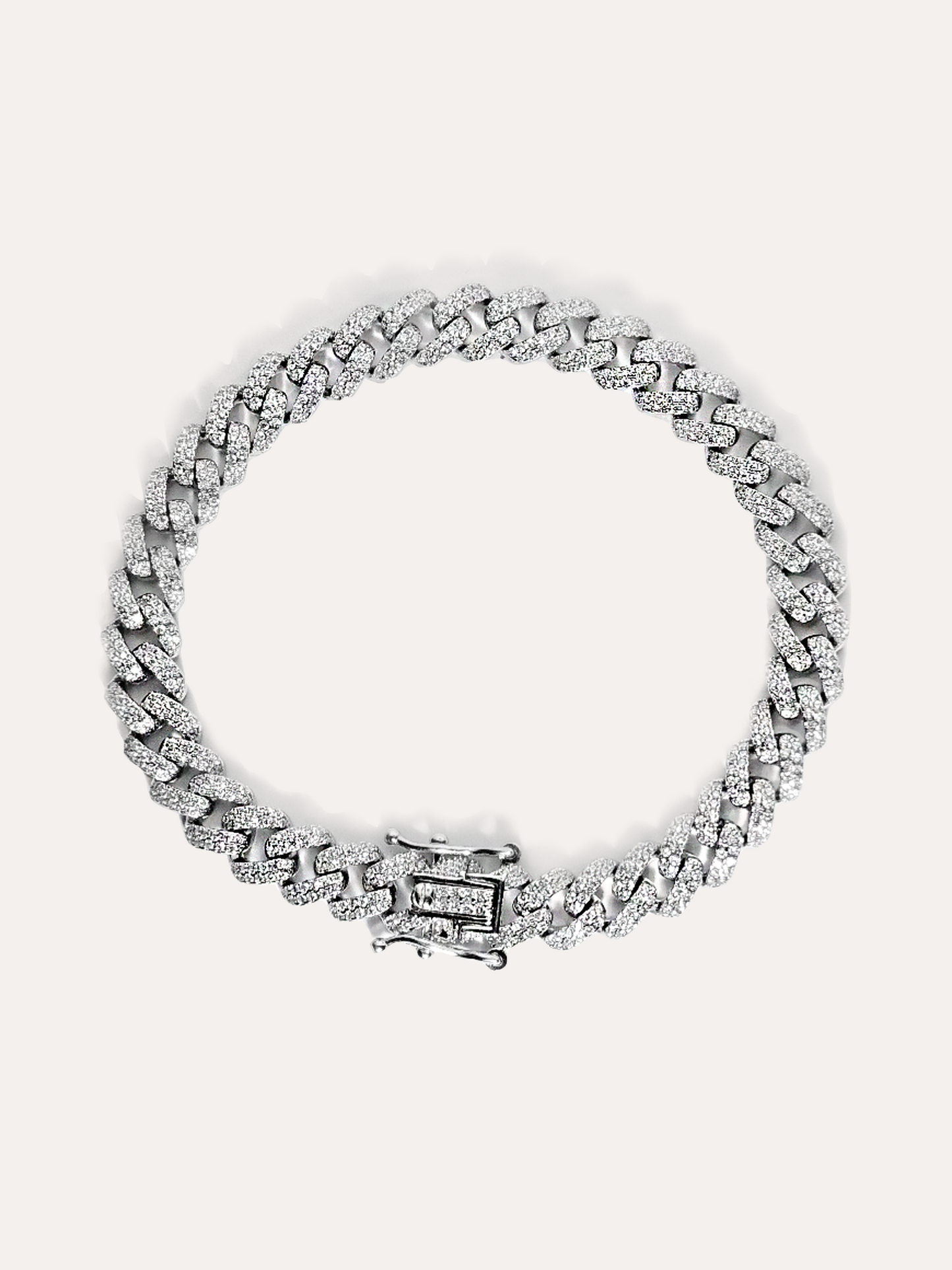 pulsera tennis cadena zirconias plata PUNTO JOYERIA
