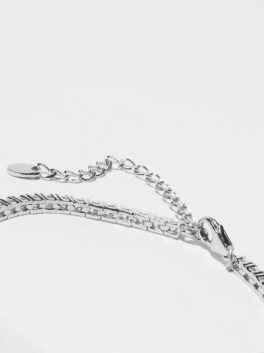 pulsera tennis zirconias plata PUNTO JOYERIA