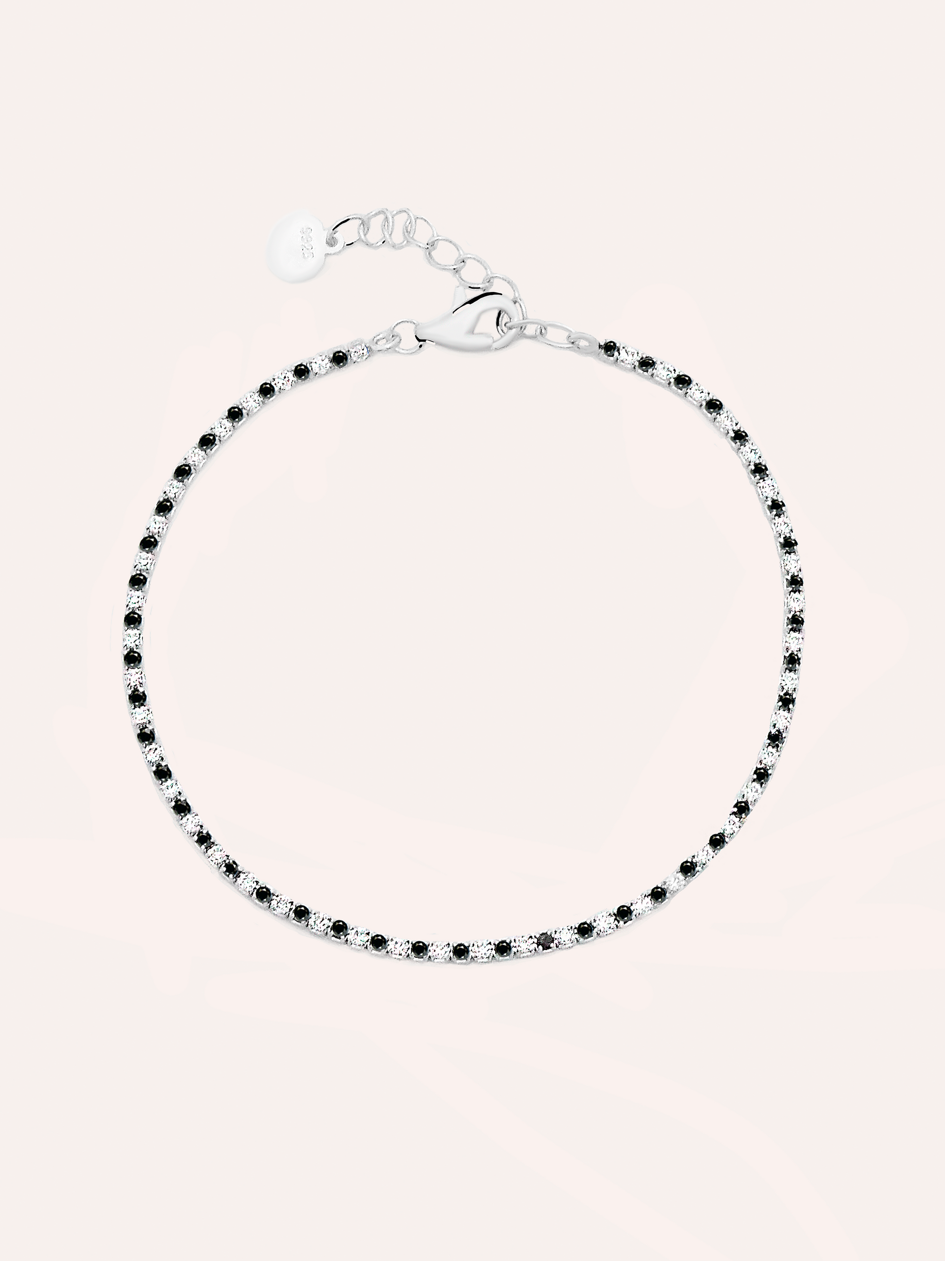 Pulsera zirconias plata PUNTO JOYERIA