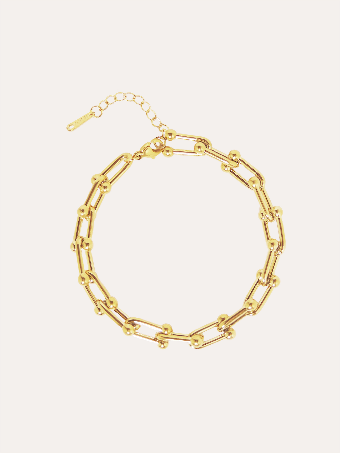 Pulsera eslabones acero PUNTO JOYERIA