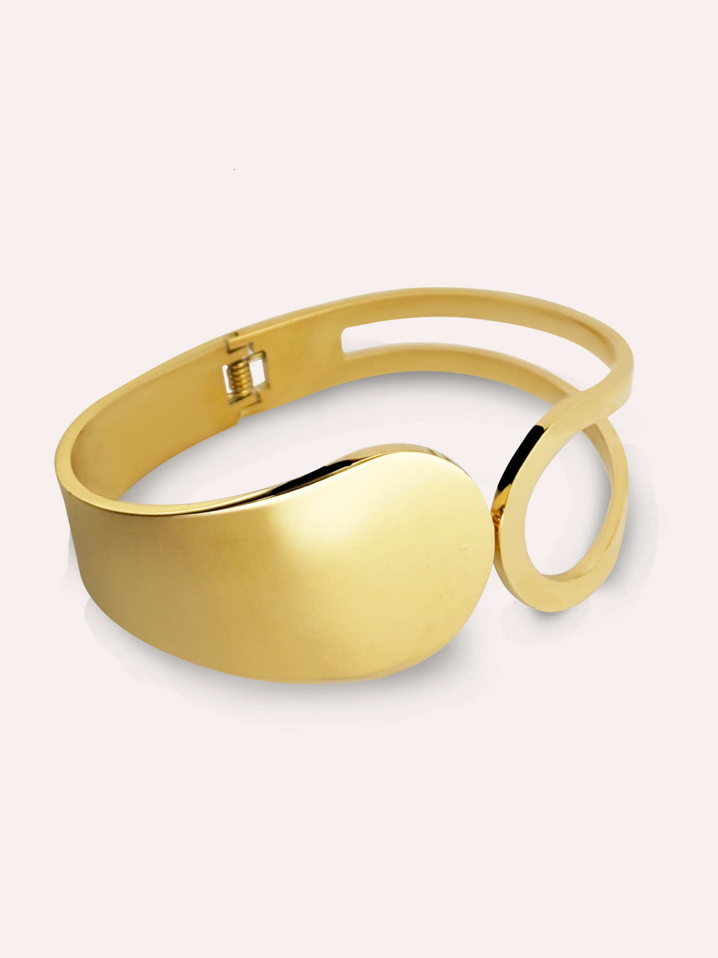 Brazalete acero PUNTO JOYERIA