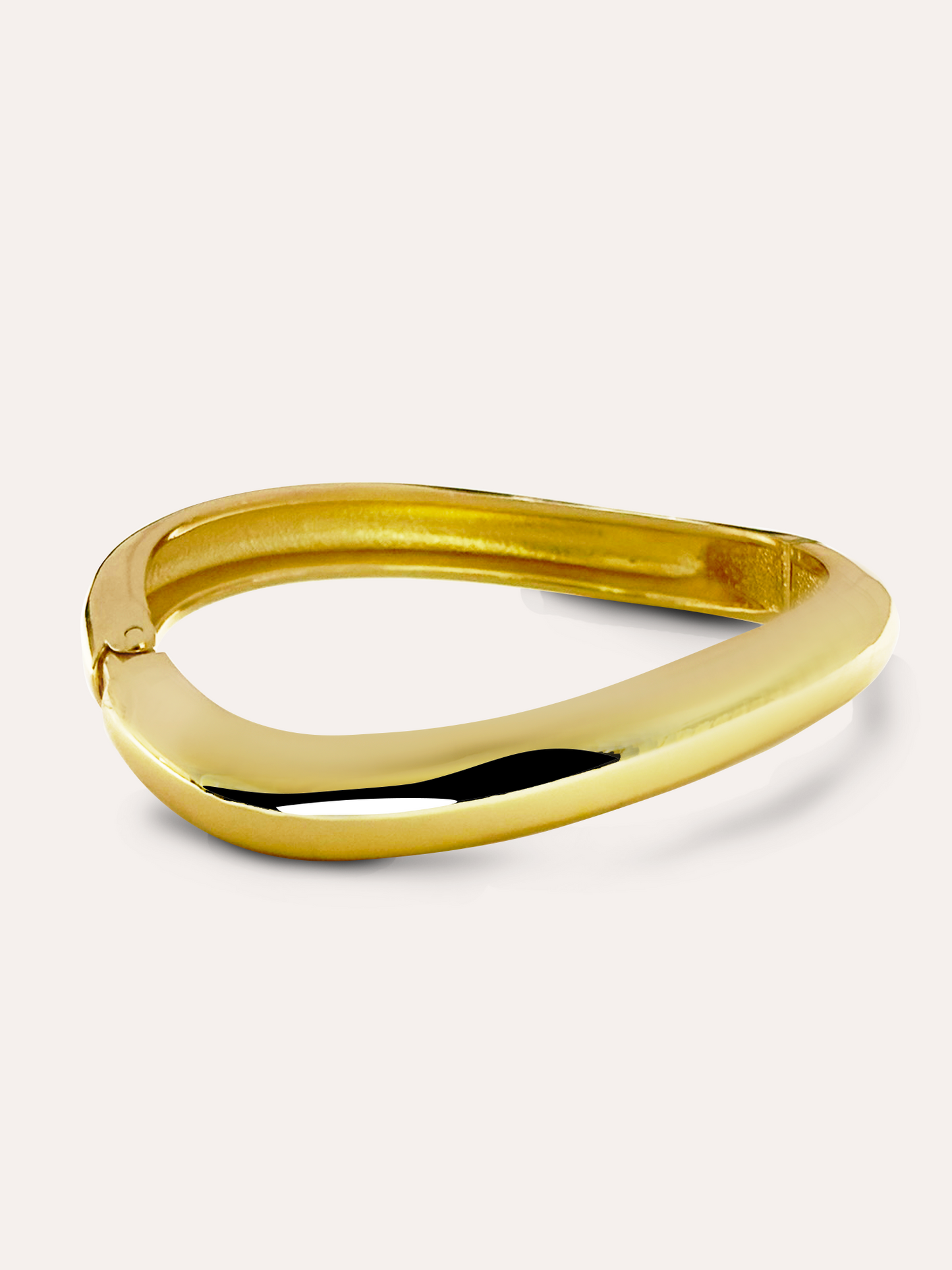 Brazalete irregular dorado PUNTO JOYERIA