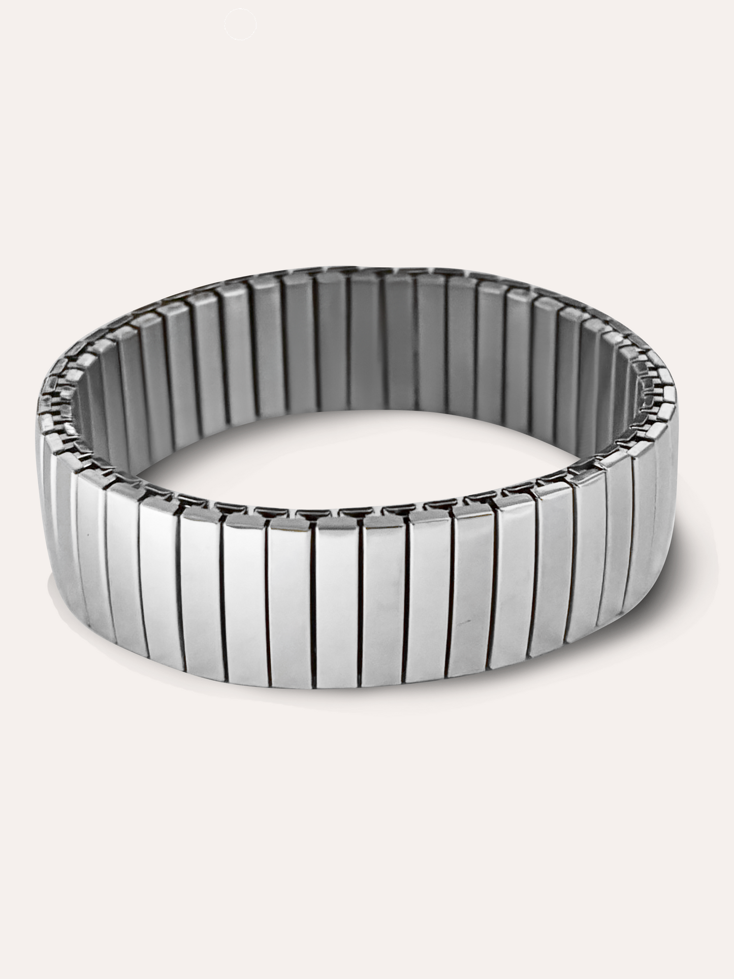 Brazalete elastico plateada PUNTO JOYERIA