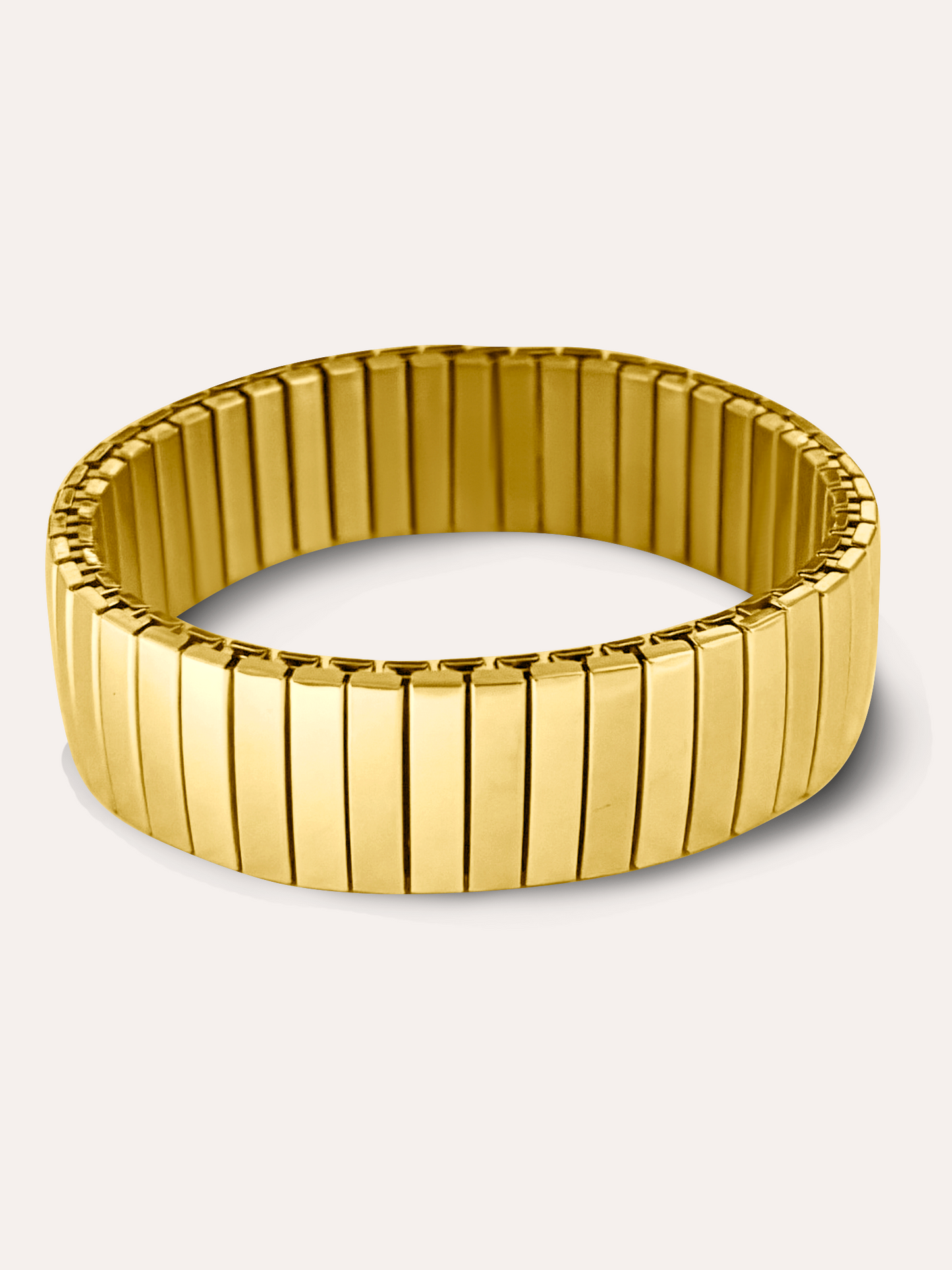 Brazalete elastico dorado PUNTO JOYERIA