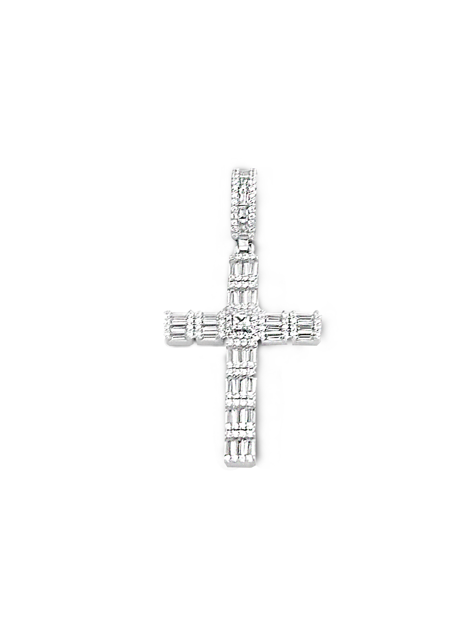 Cruz zirconia plata 925 PUNTO JOYERIA