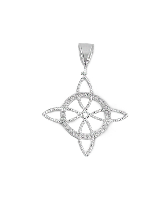 Dije nudo de bruja plata 925 PUNTO JOYERIA