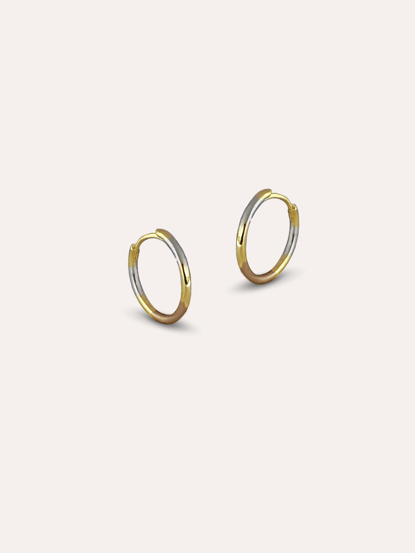 Hoops tritono baño de oro PUNTO JOYERIA