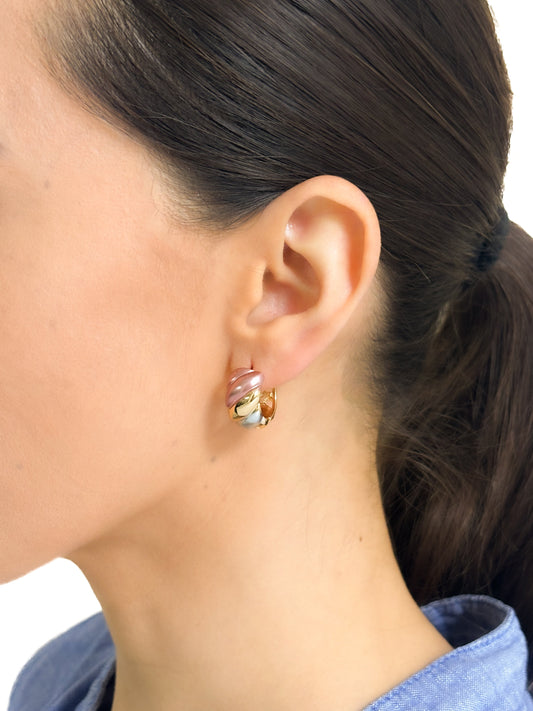 Aretes aro tritono PUNTO JOYERIA