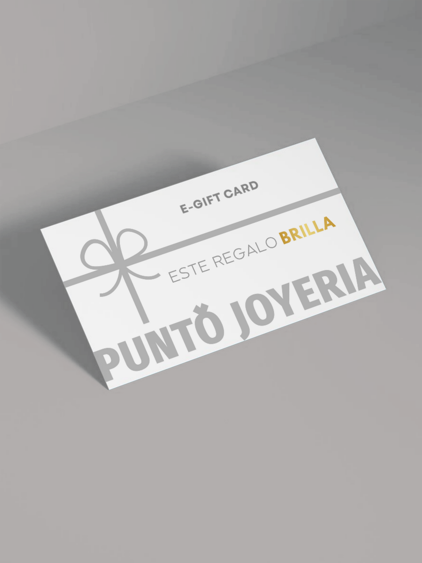 E-GIFT CARD PUNTO JOYERIA