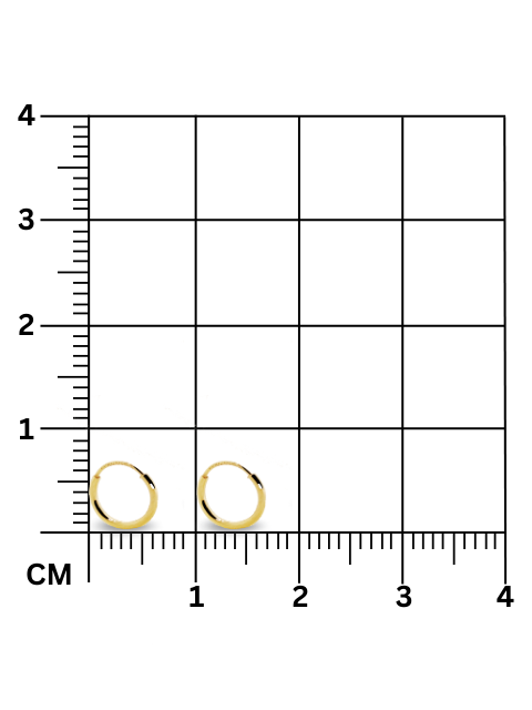 Aros oro PUNTO JOYERIA