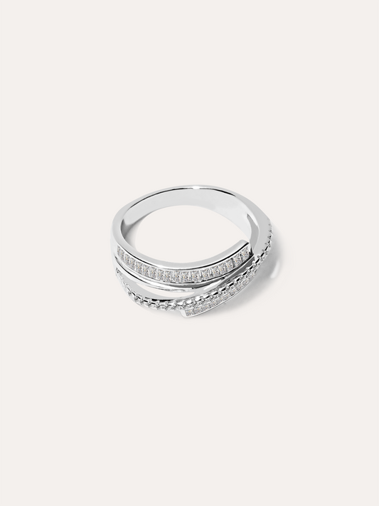 Anillo waves zirconia PUNTO JOYERIA