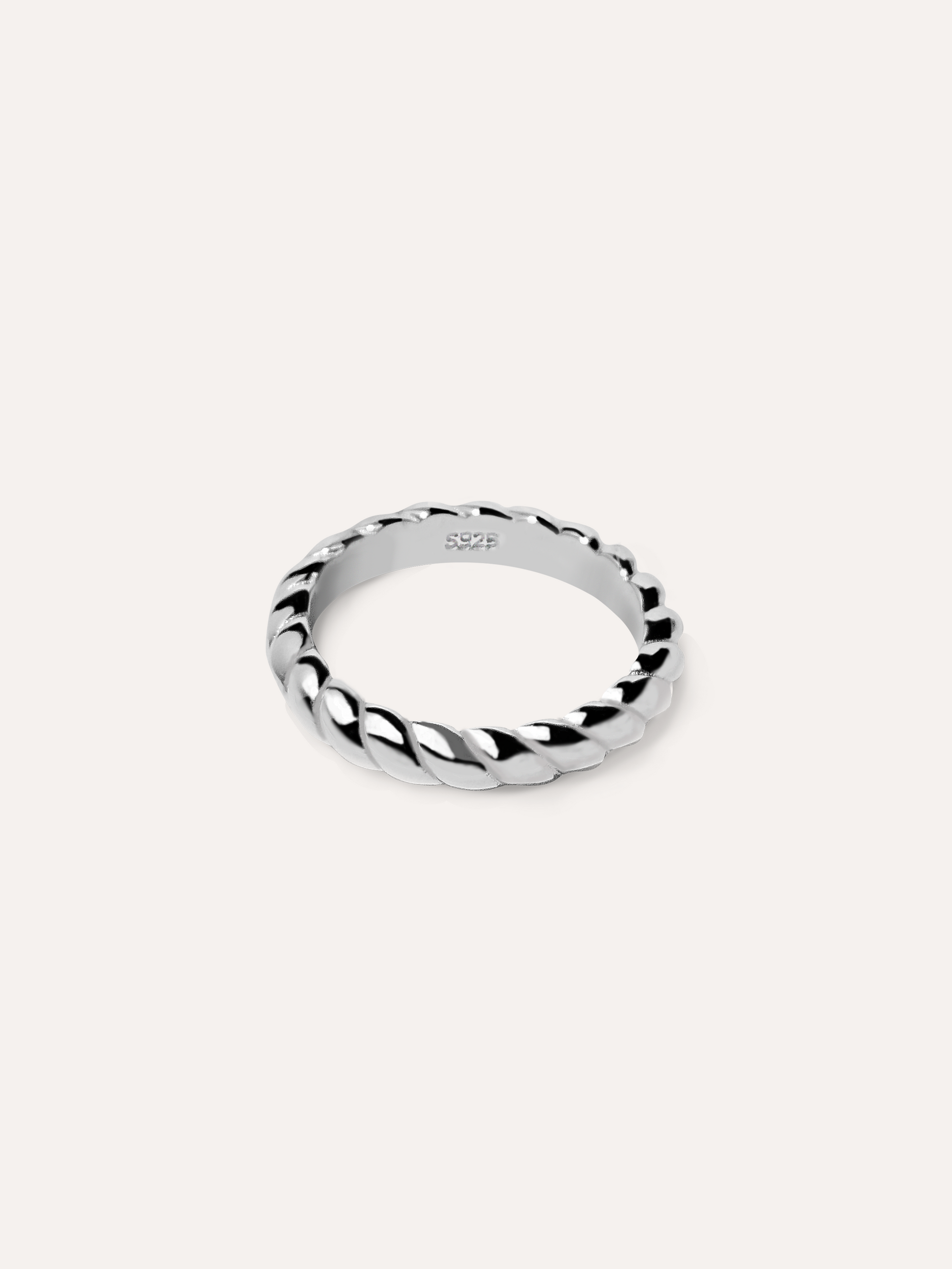 Anillo twist plata PUNTO JOYERIA