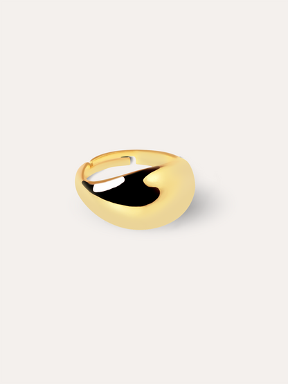 Anillo chunky dorado