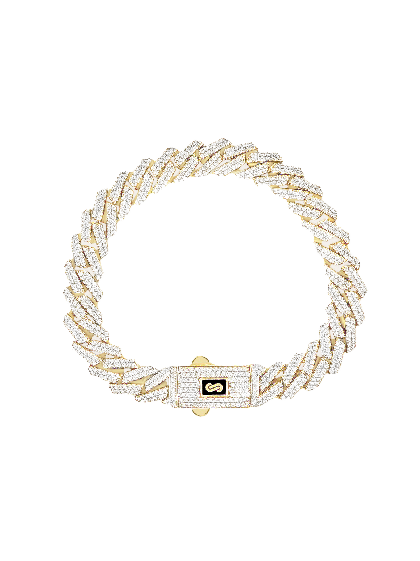 PULSERA MONACO CHAIN™ EDGE SWAROVSKI ORO 10K