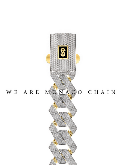 PULSERA MONACO CHAIN™ EDGE SWAROVSKI ORO 10K