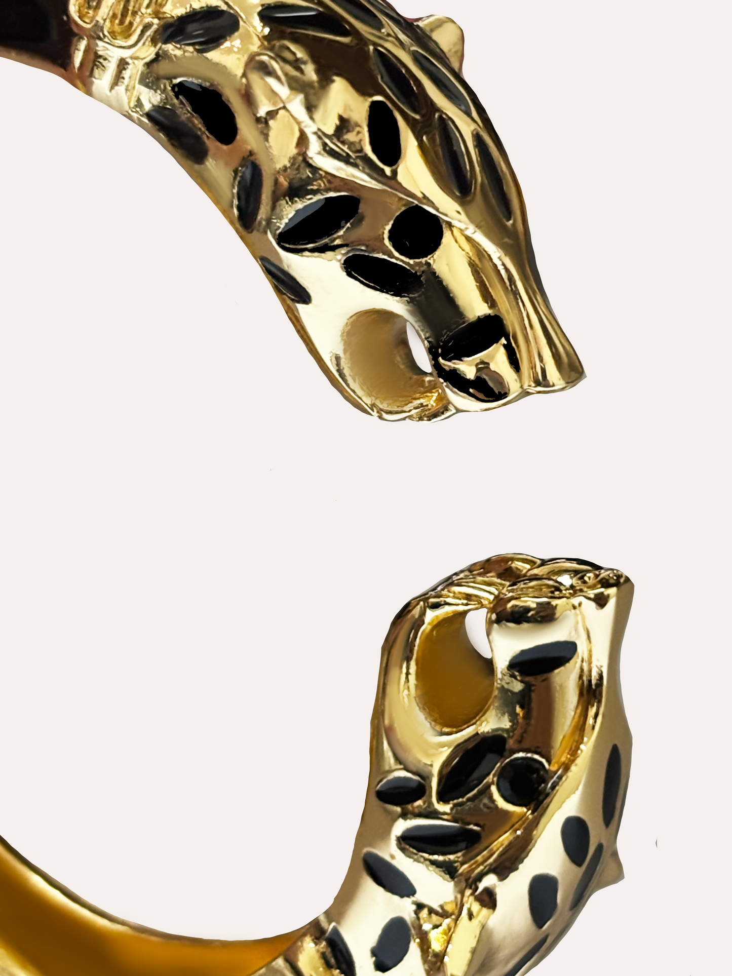 Brazalete pantera baño de oro