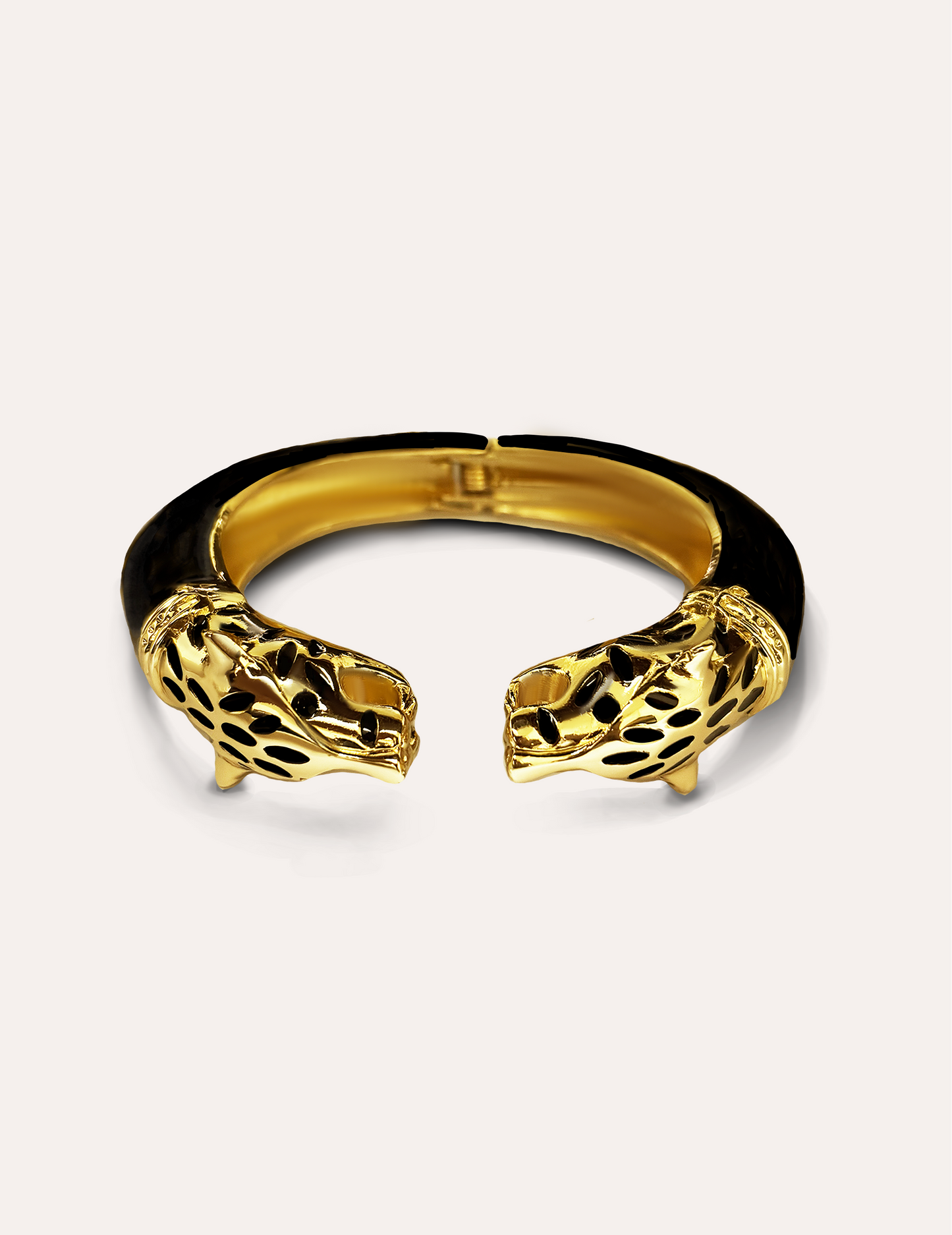 Brazalete pantera baño de oro PUNTO JOYERIA